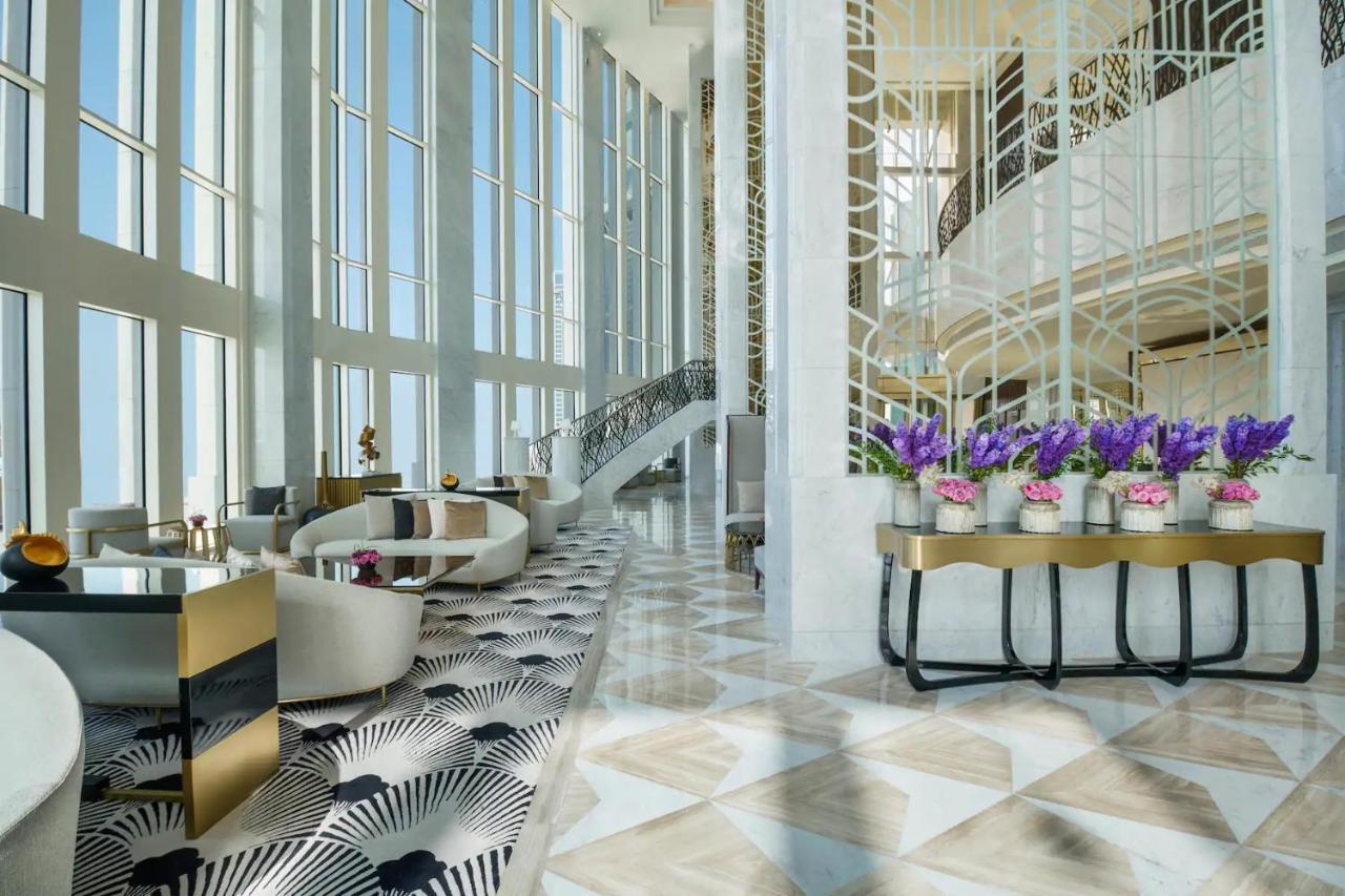 Wyndham Grand Doha West Bay Beach Экстерьер фото The lobby of the hotel